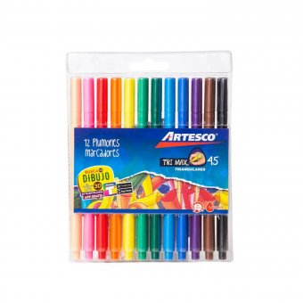 Pack 2022 Artesco Lettering Kids + Plum Max45 X12 — Comercial Li