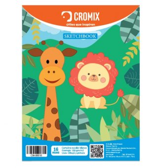 Sketchbook anill a4 150gr 25h cromix cm-00045 - Panita