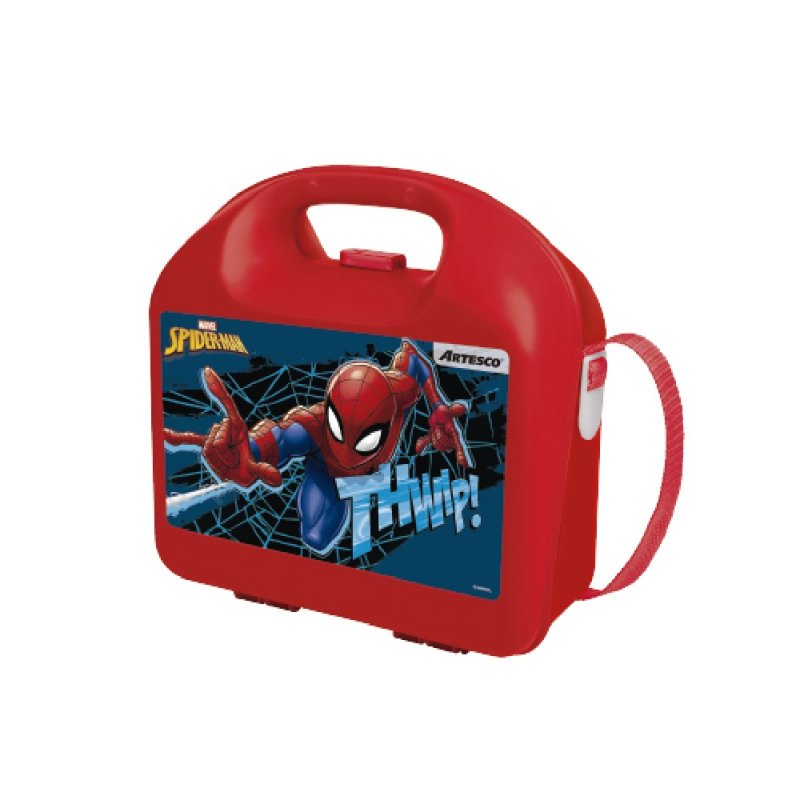 Lonchera de plastico clasica spiderman artesco 10422002 - Panita | Tienda  Online